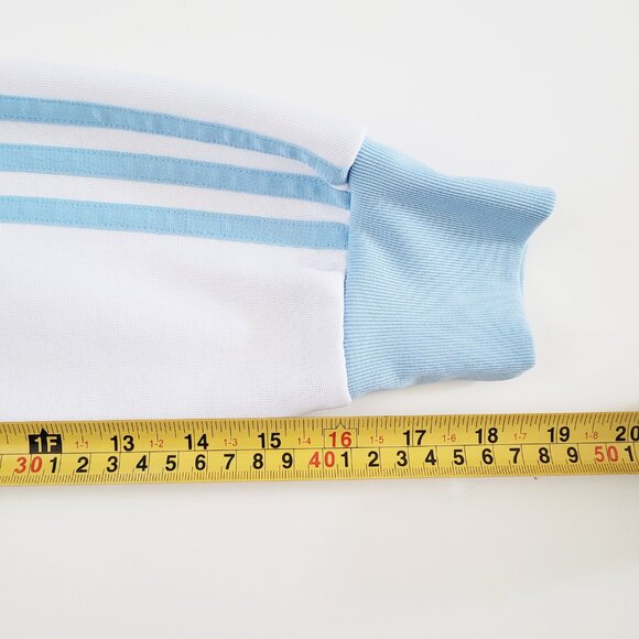 Adidas Argentina Buenos Aires Soccer White and Blue Firebird Tracksuit - Size M - Picture 9 of 9
